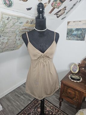 Brown Boho Tank Top